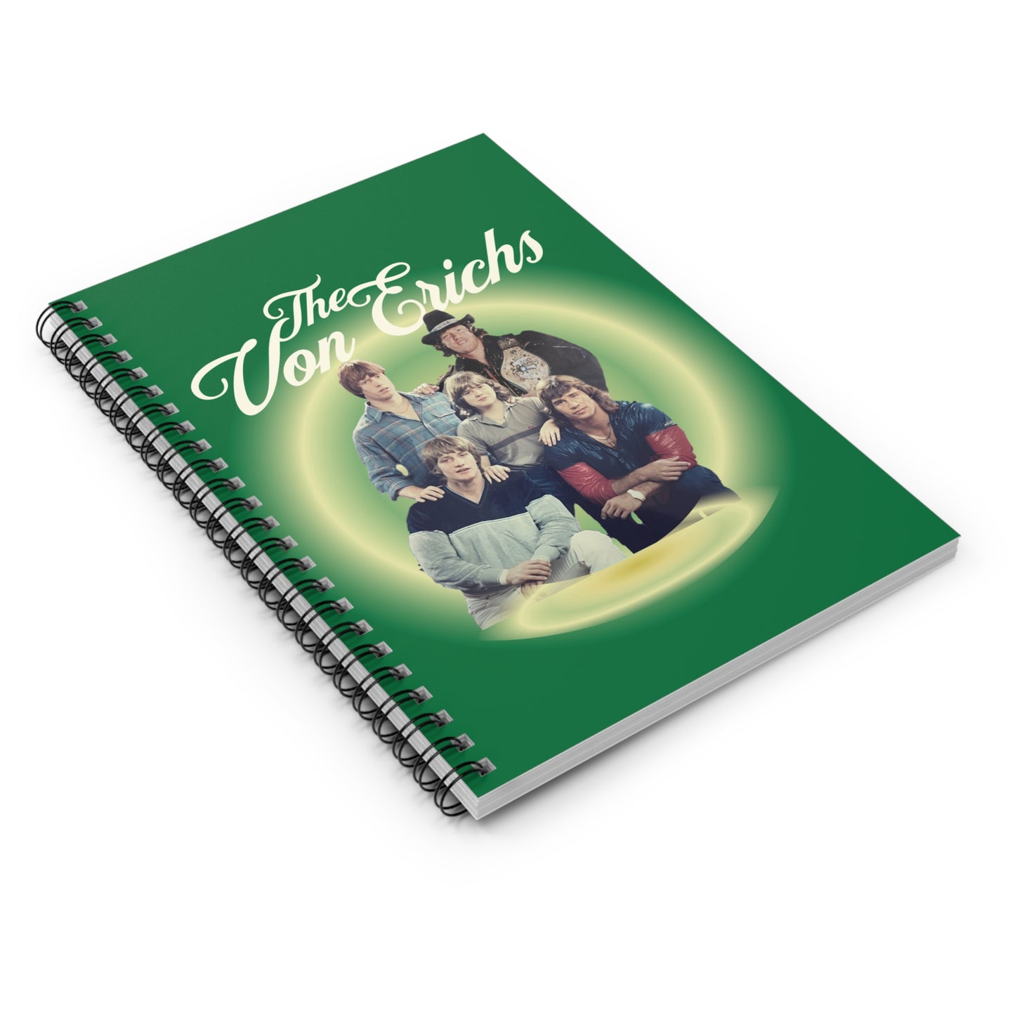 The Von Erich Brothers Spiral Lined Notebook