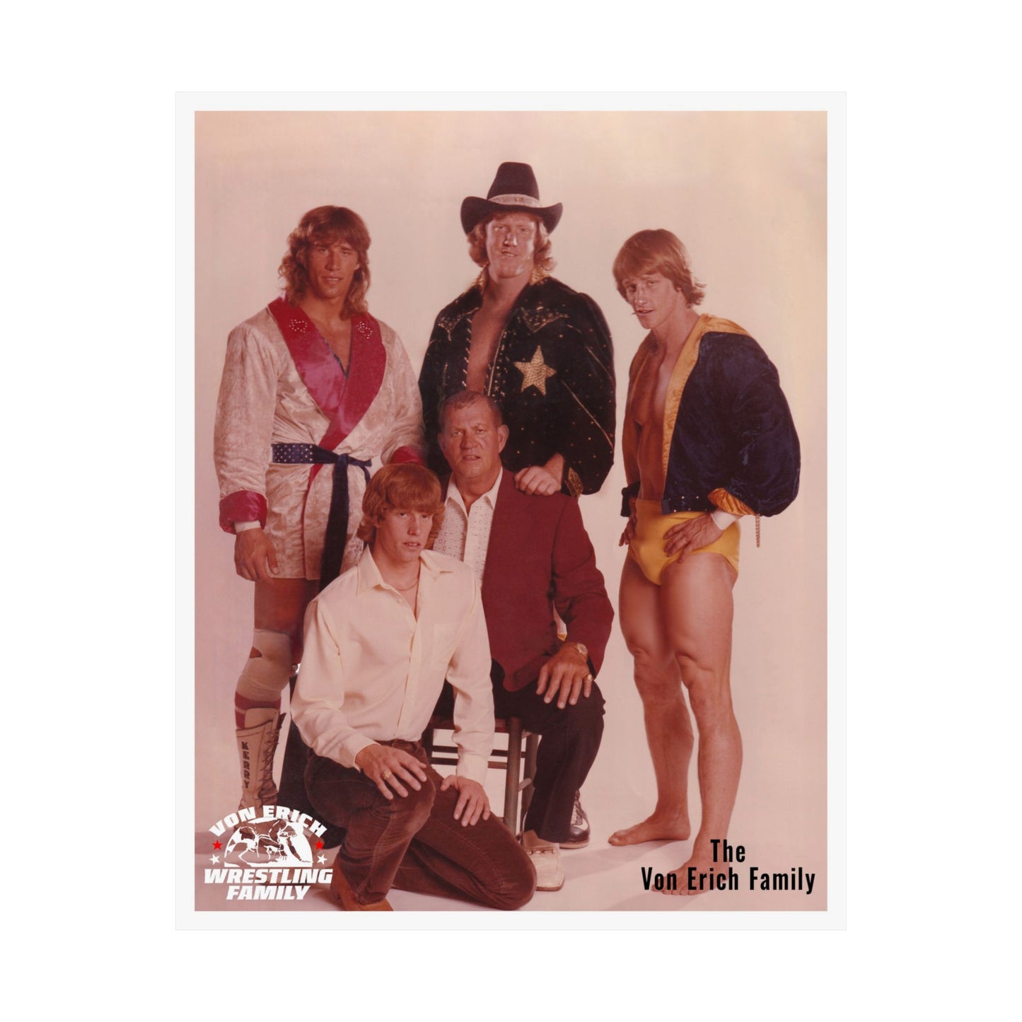'83 Family Portrait 8x10 Print Reproduction