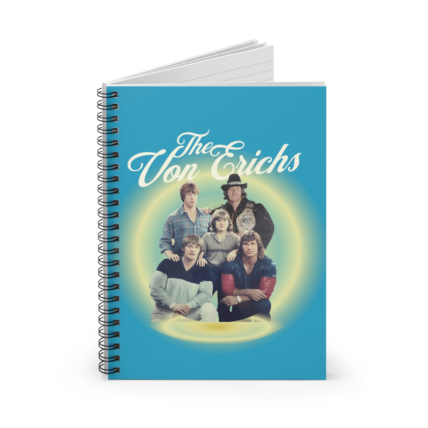 The Von Erich Brothers Spiral Lined Notebook