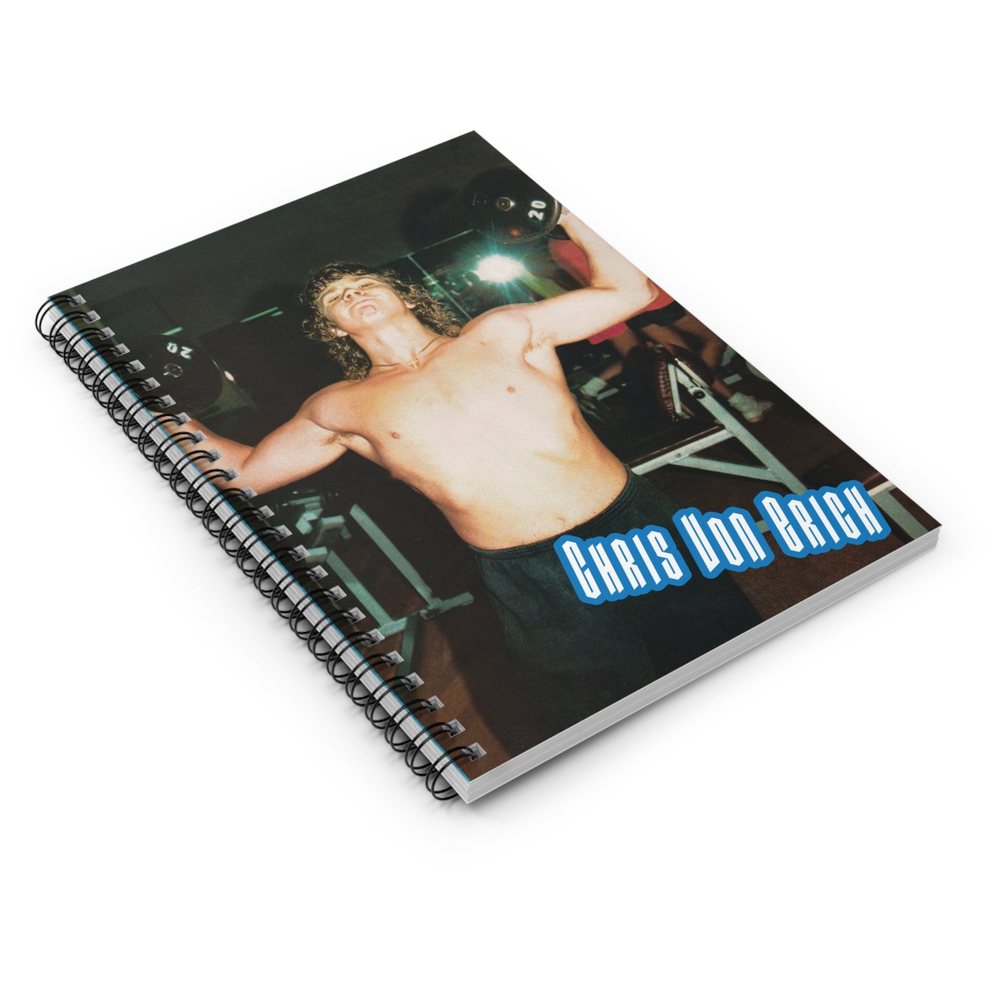 Chris Von Erich Spiral Lined Notebook