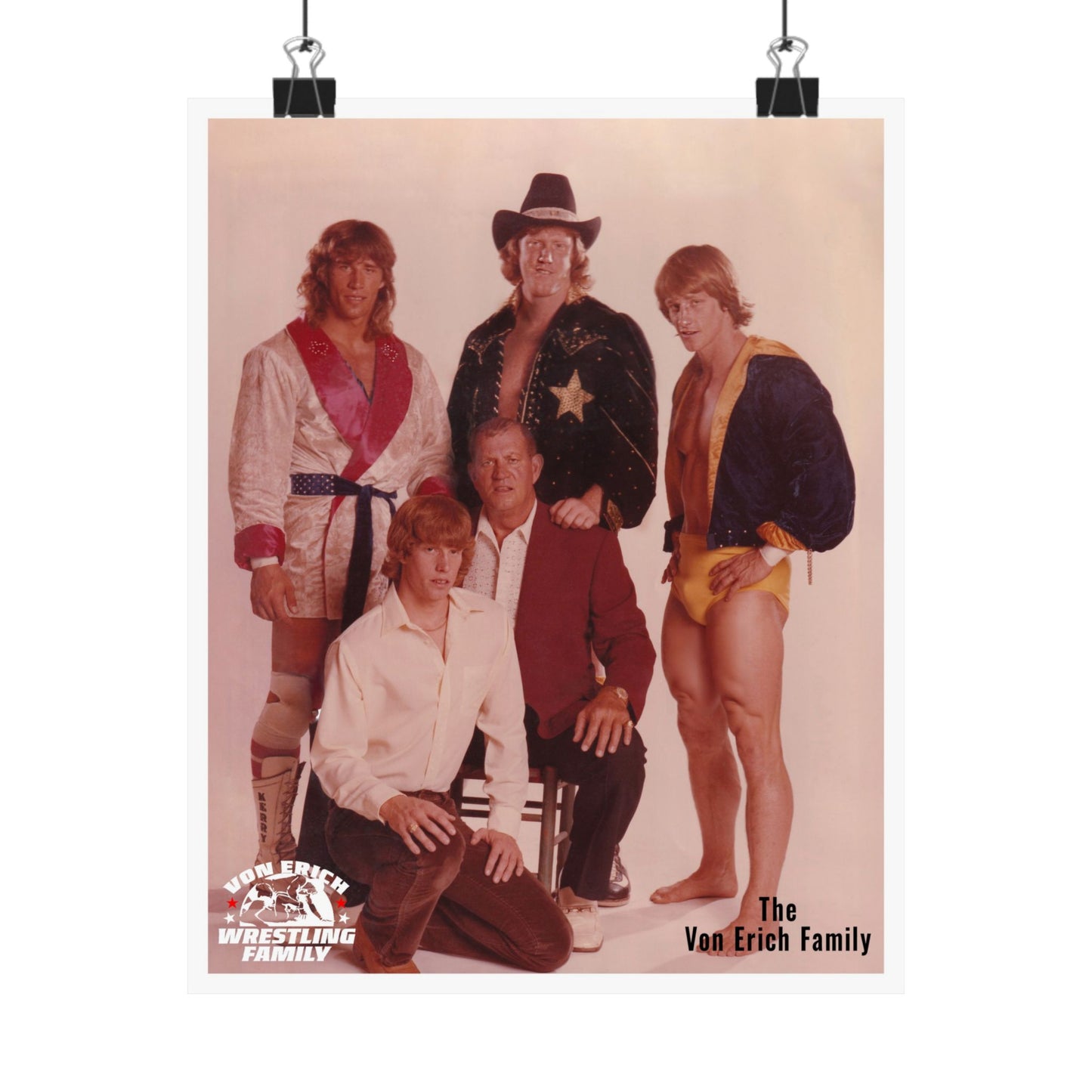 '83 Family Portrait 8x10 Print Reproduction