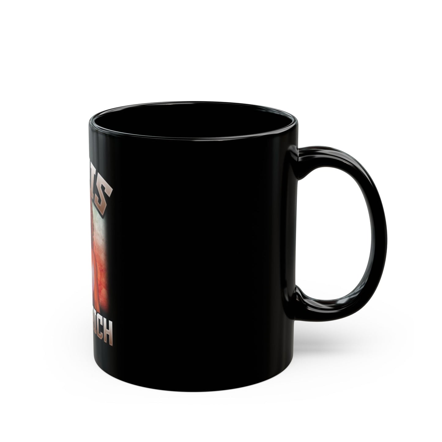Chris Von Erich Wrestling Black Coffee Cup Mug