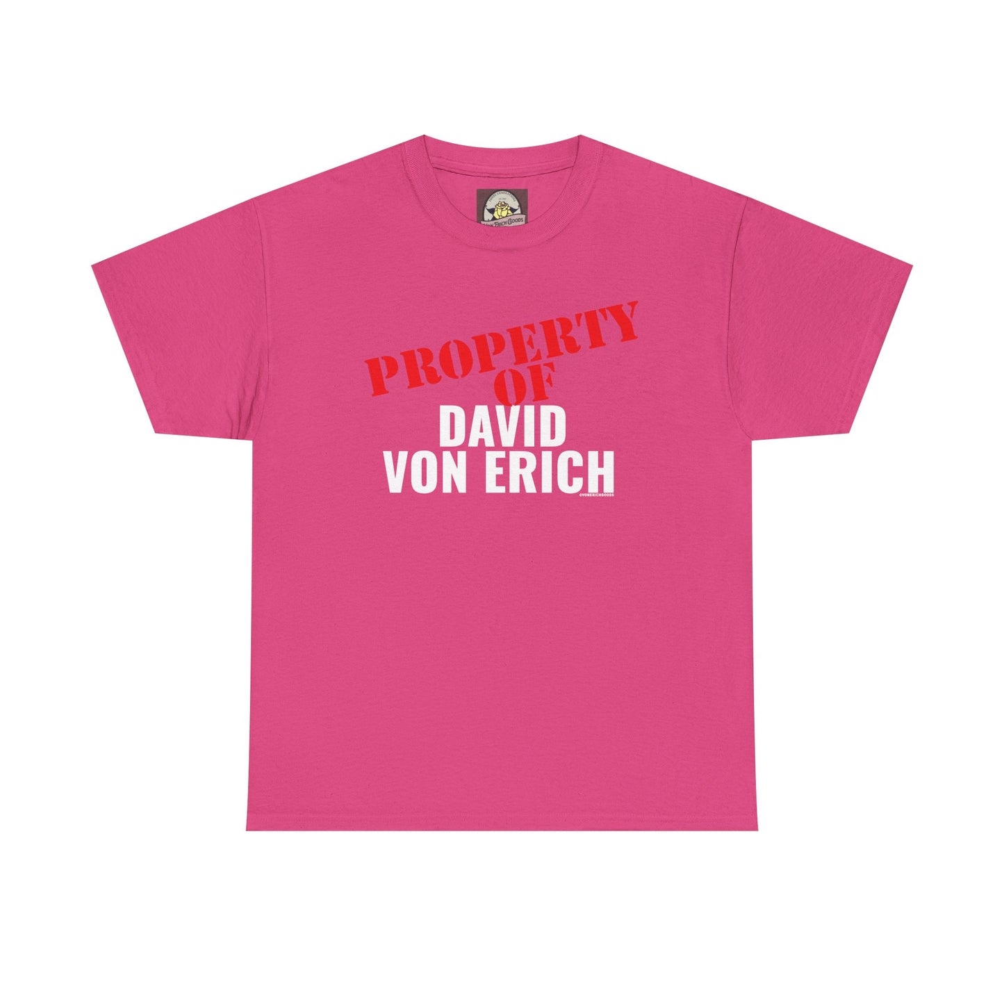 Property Of David Von Erich Unisex Heavy Cotton Tee