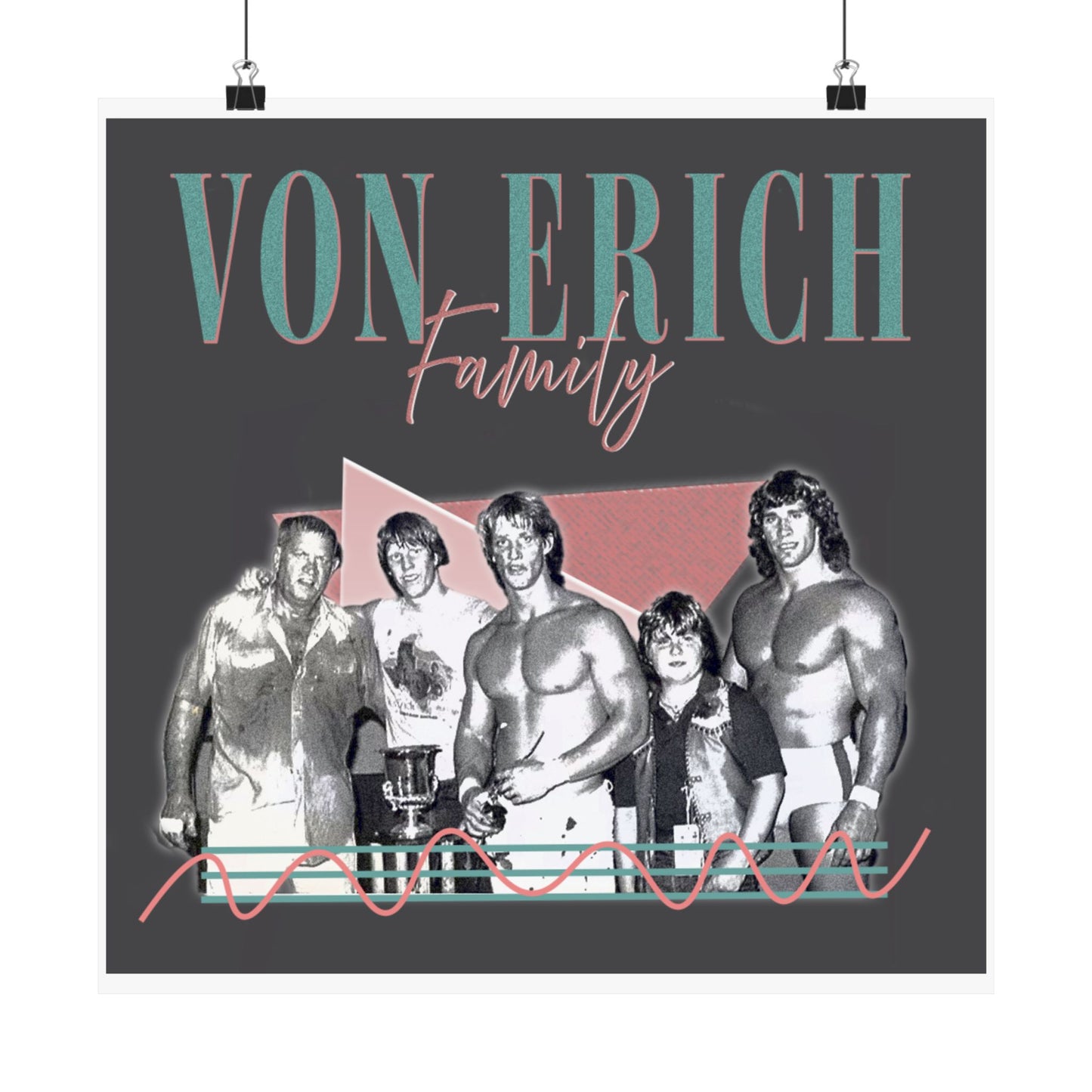 16x16 Von Erich Family Wall Poster