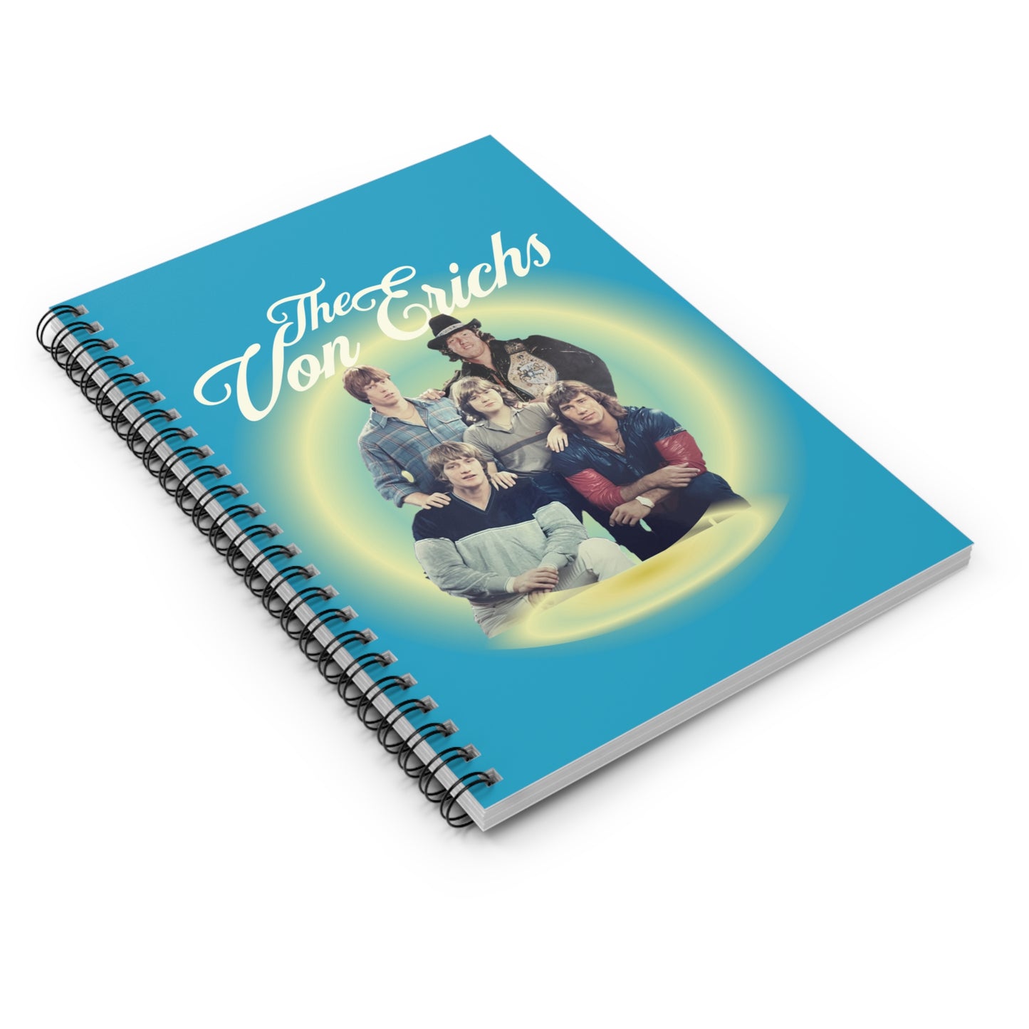 The Von Erich Brothers Spiral Lined Notebook