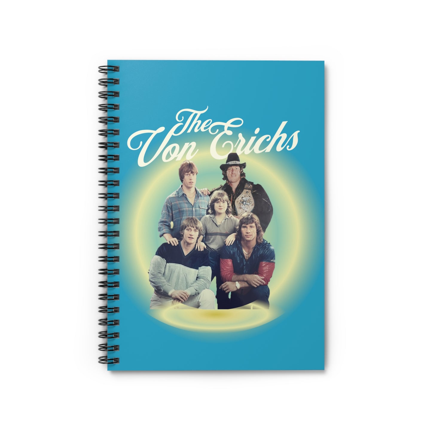 The Von Erich Brothers Spiral Lined Notebook