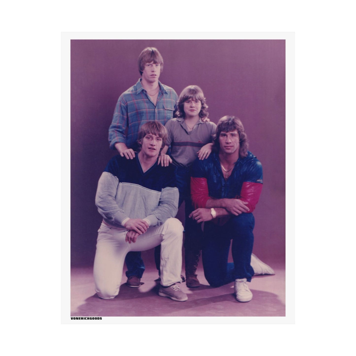 '84 Family Portrait 8x10 Print Reproduction