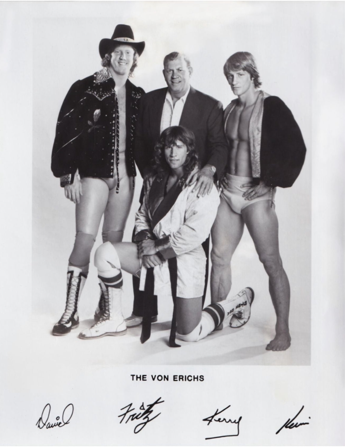 Autographs - '83 Family Portrait 8x10 Print Reproduction