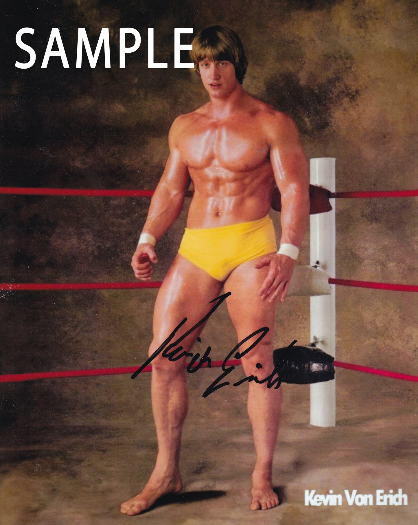Autographed Kevin Von Erich 8x10
