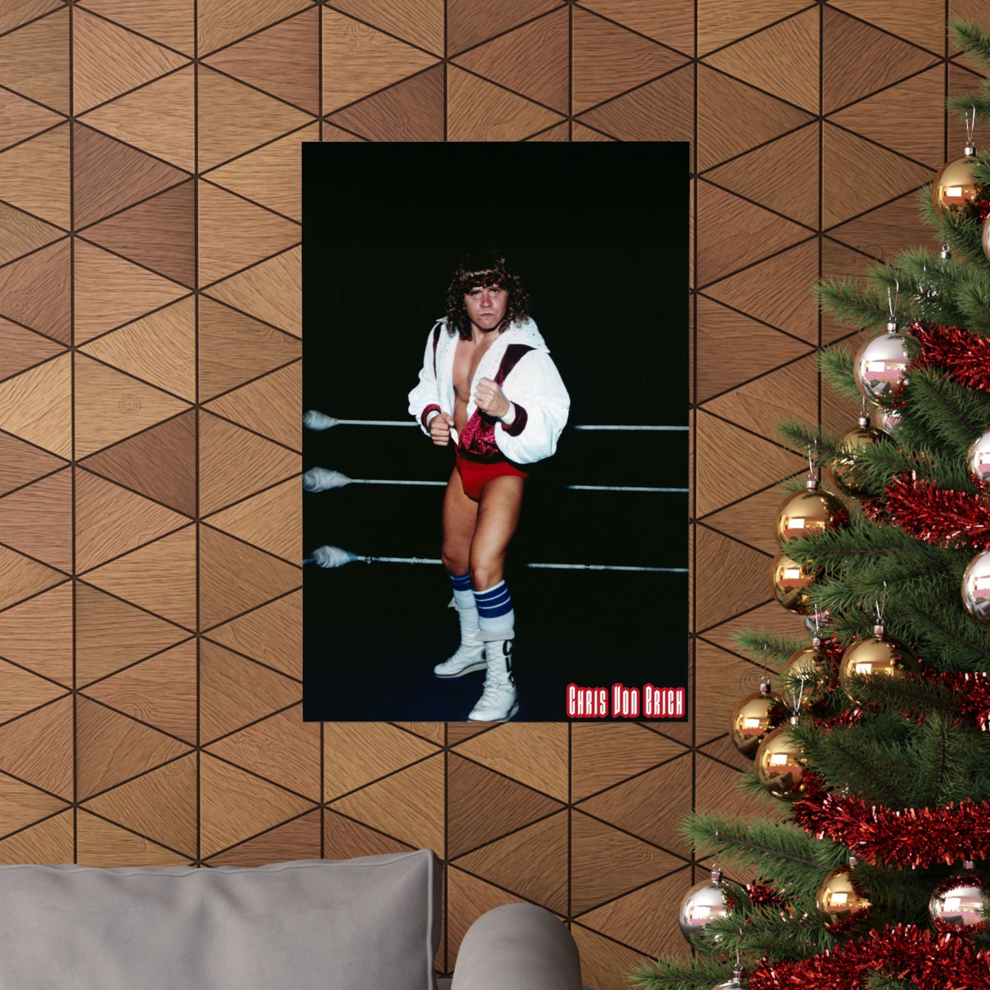 Chris In The Ring Poster