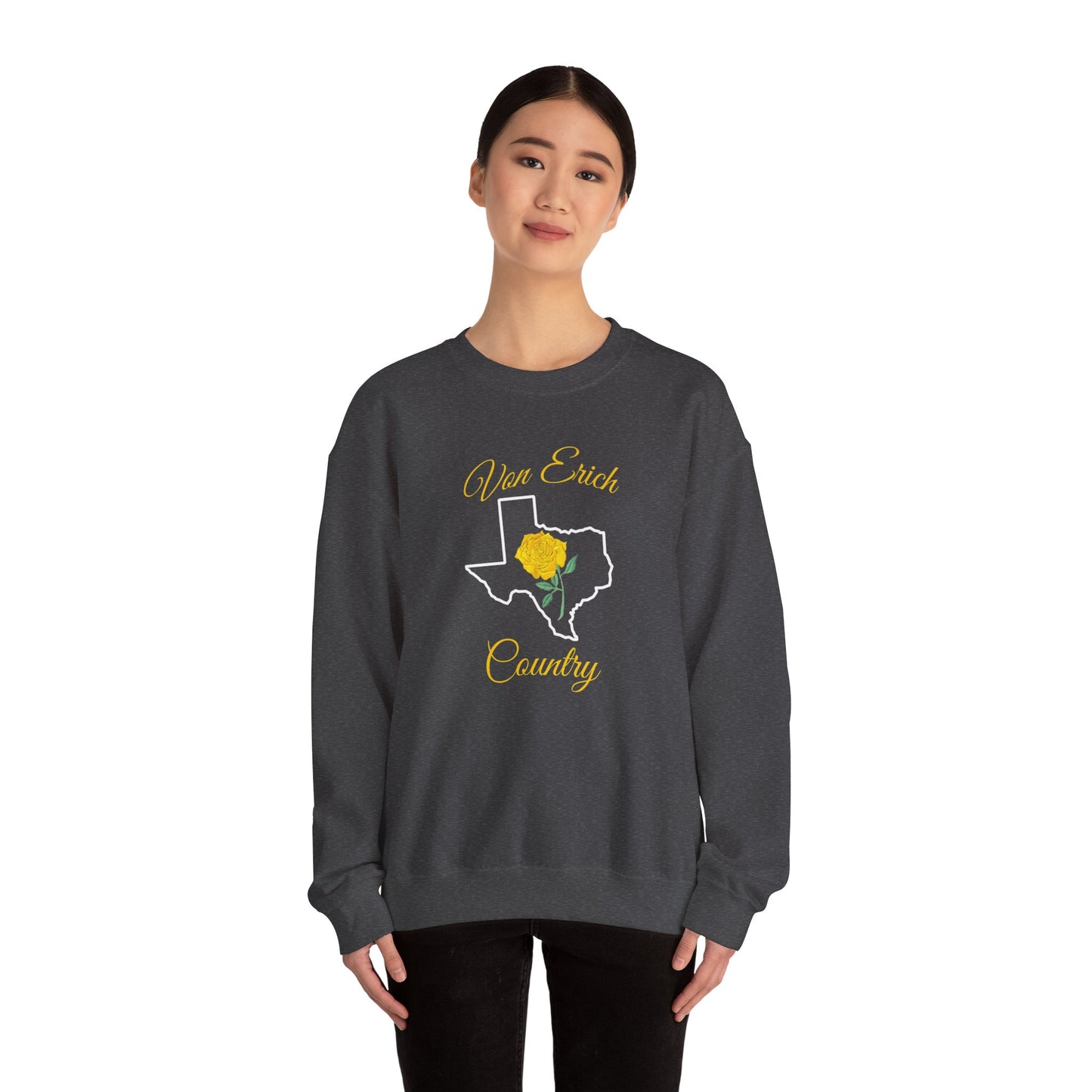 Von Erich Country Unisex Heavy Blend Crewneck Sweatshirt