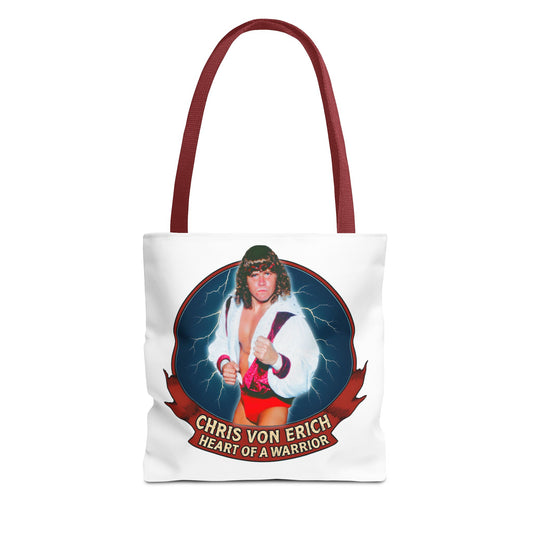 Chris Von Erich Heart Of A Warrior Tote Bag