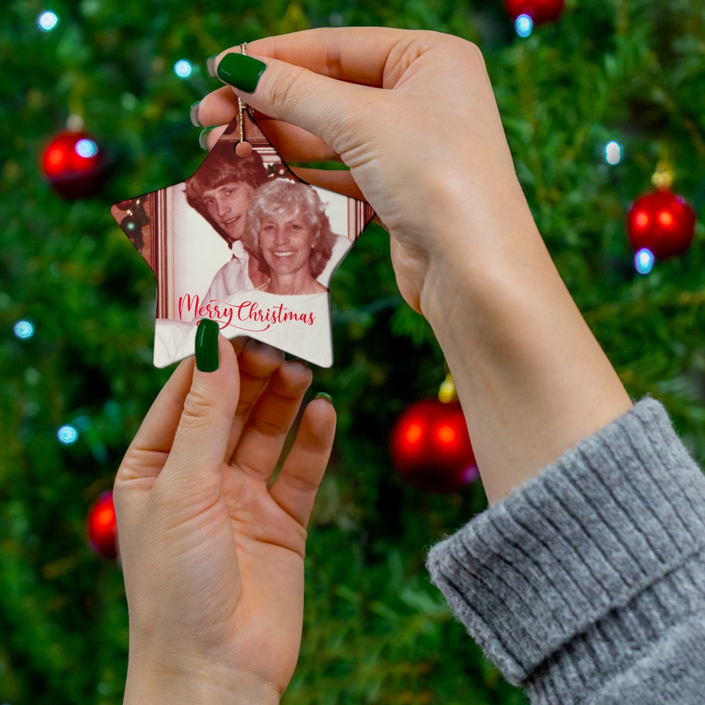 Kevin & Doris Christmas Star Ceramic Ornament 2nd Variant