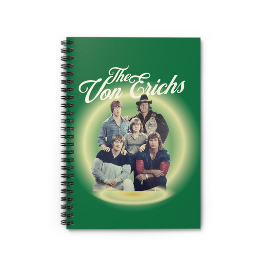 The Von Erich Brothers Spiral Lined Notebook