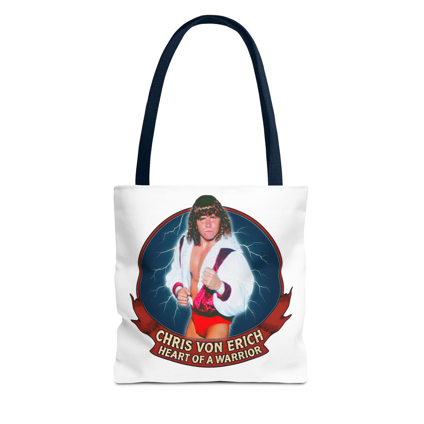 Chris Von Erich Heart Of A Warrior Tote Bag