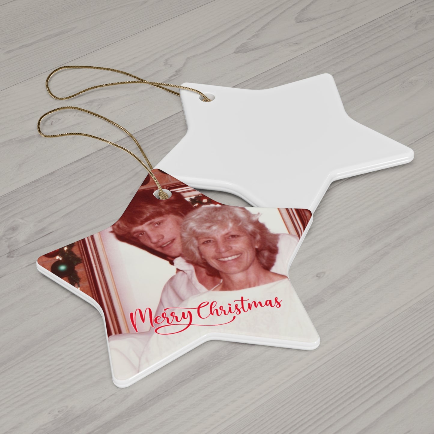 Kevin & Doris Christmas Star Ceramic Ornament 2nd Variant