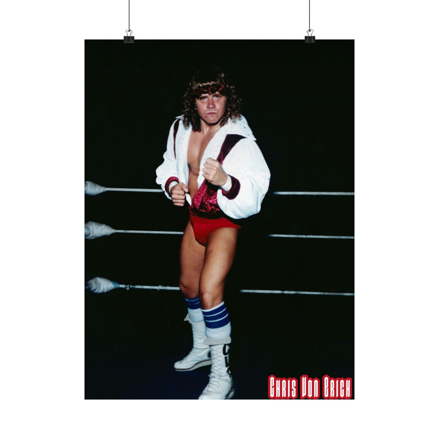 Chris In The Ring Poster