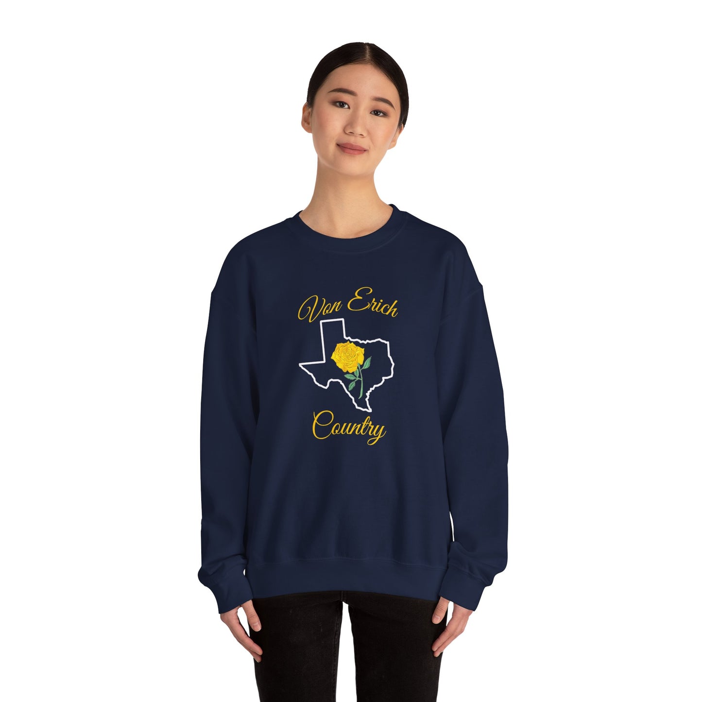 Von Erich Country Unisex Heavy Blend Crewneck Sweatshirt