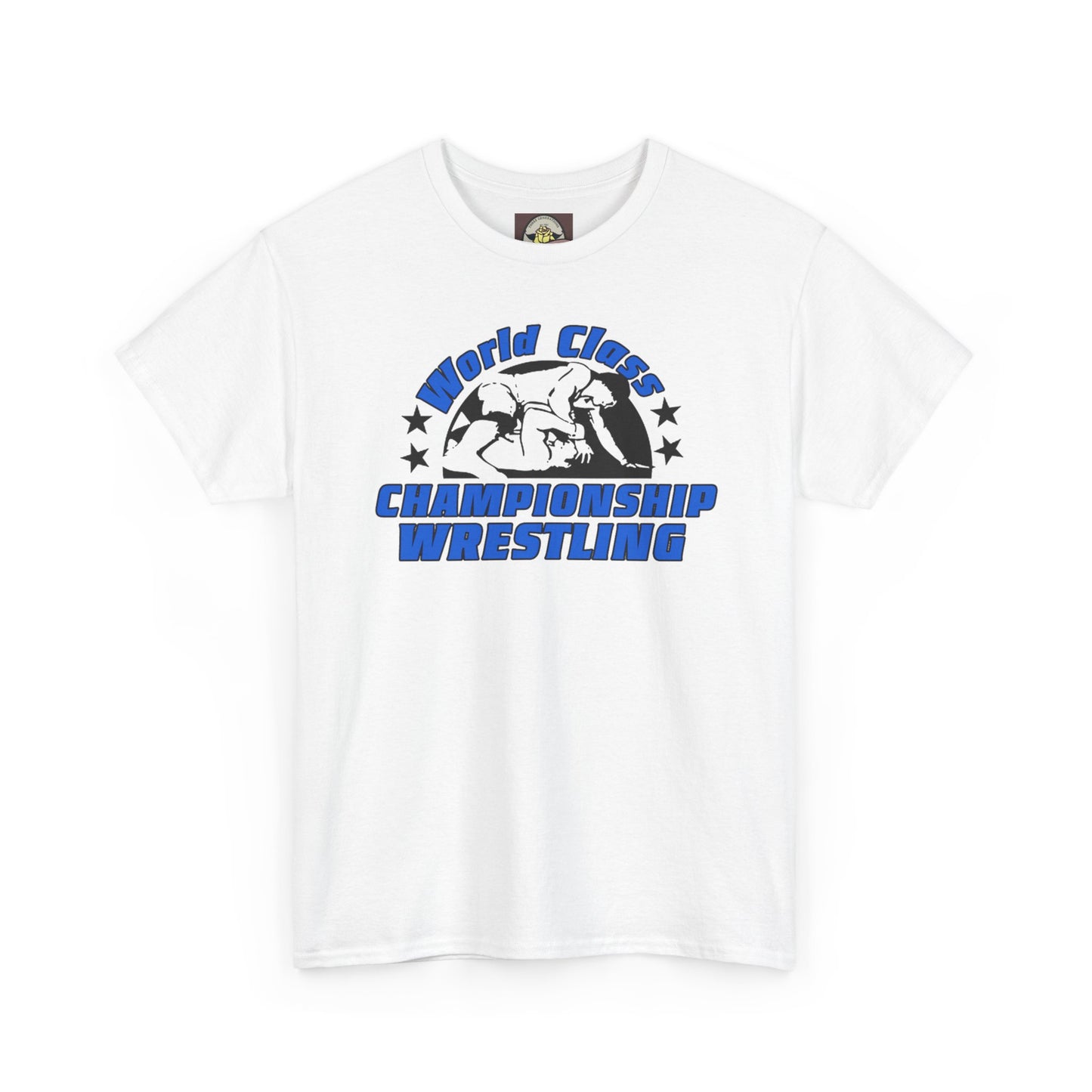 WCCW Classic Tee White & Blue
