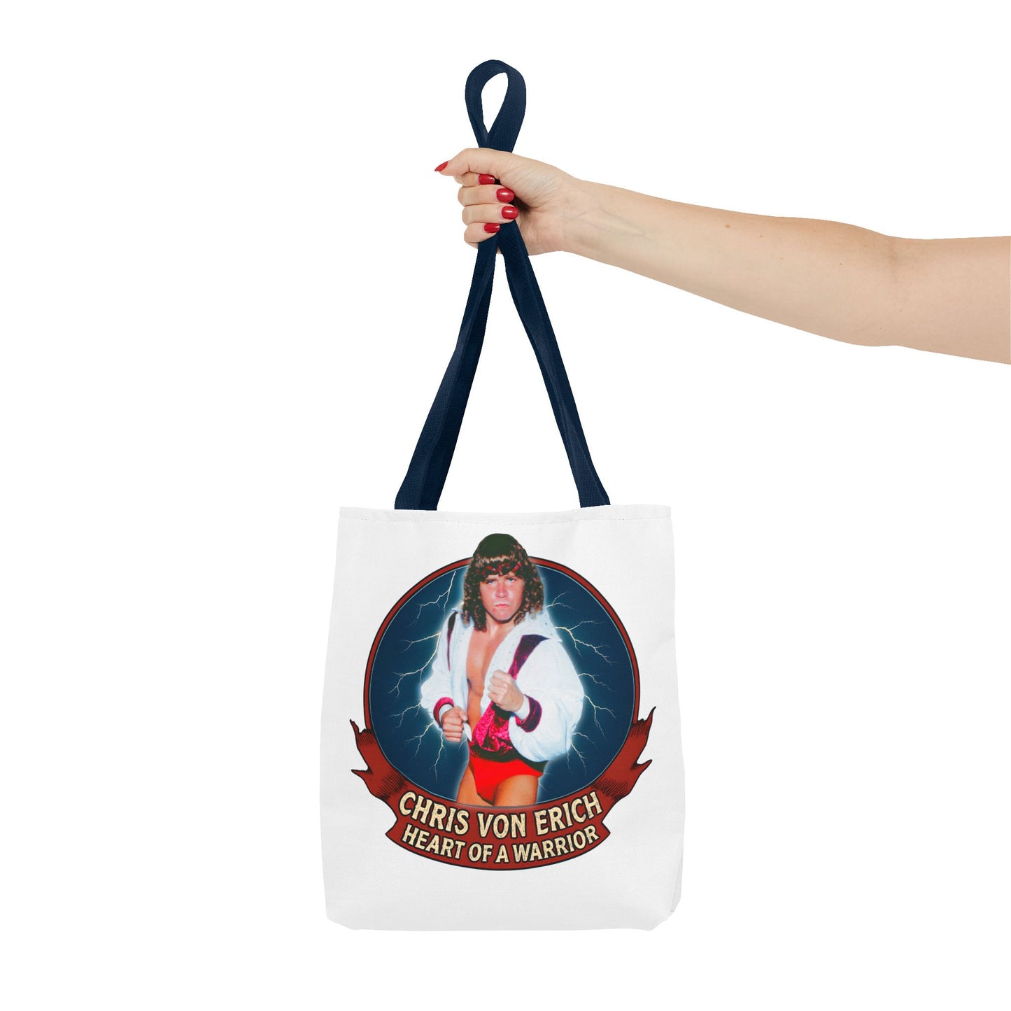Chris Von Erich Heart Of A Warrior Tote Bag