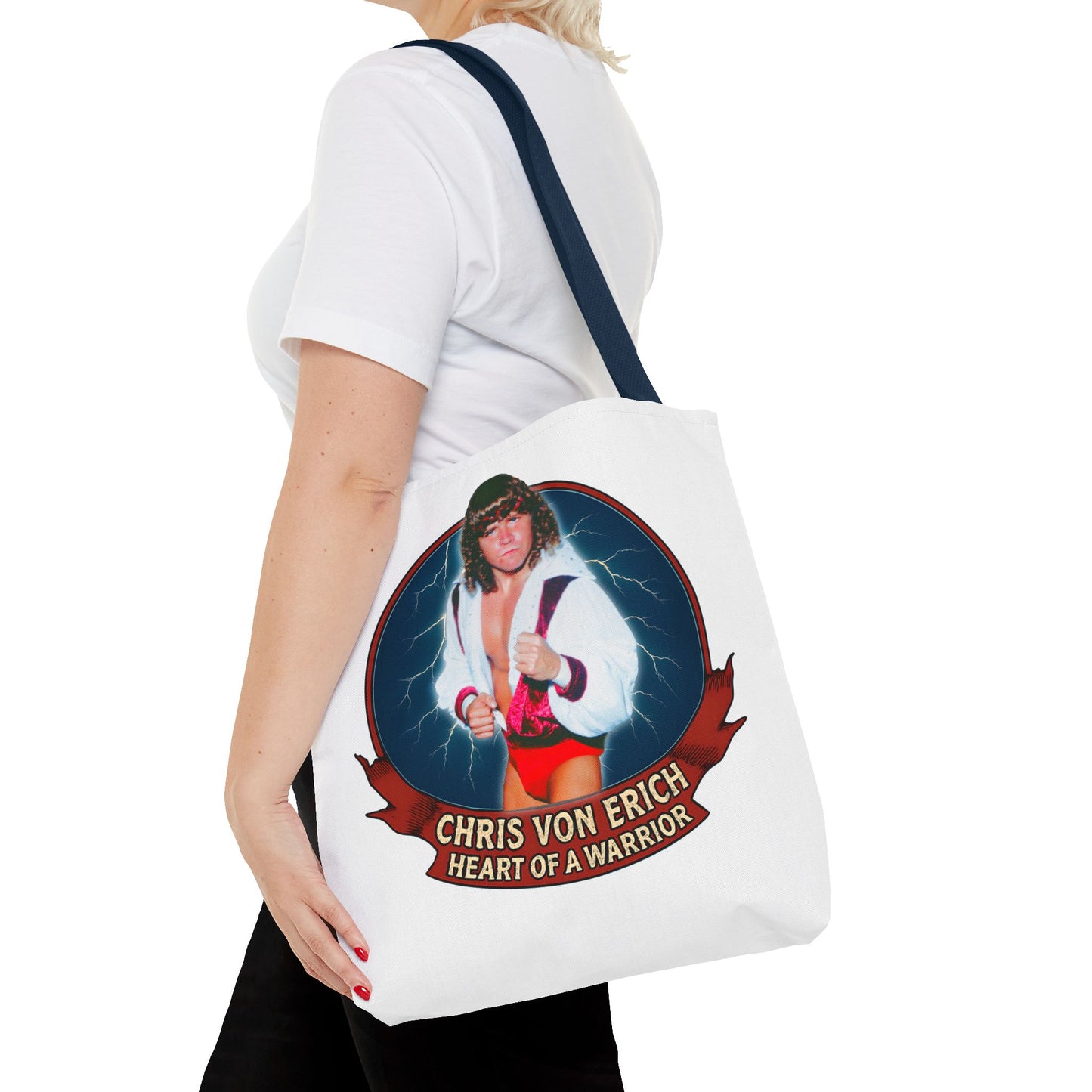 Chris Von Erich Heart Of A Warrior Tote Bag