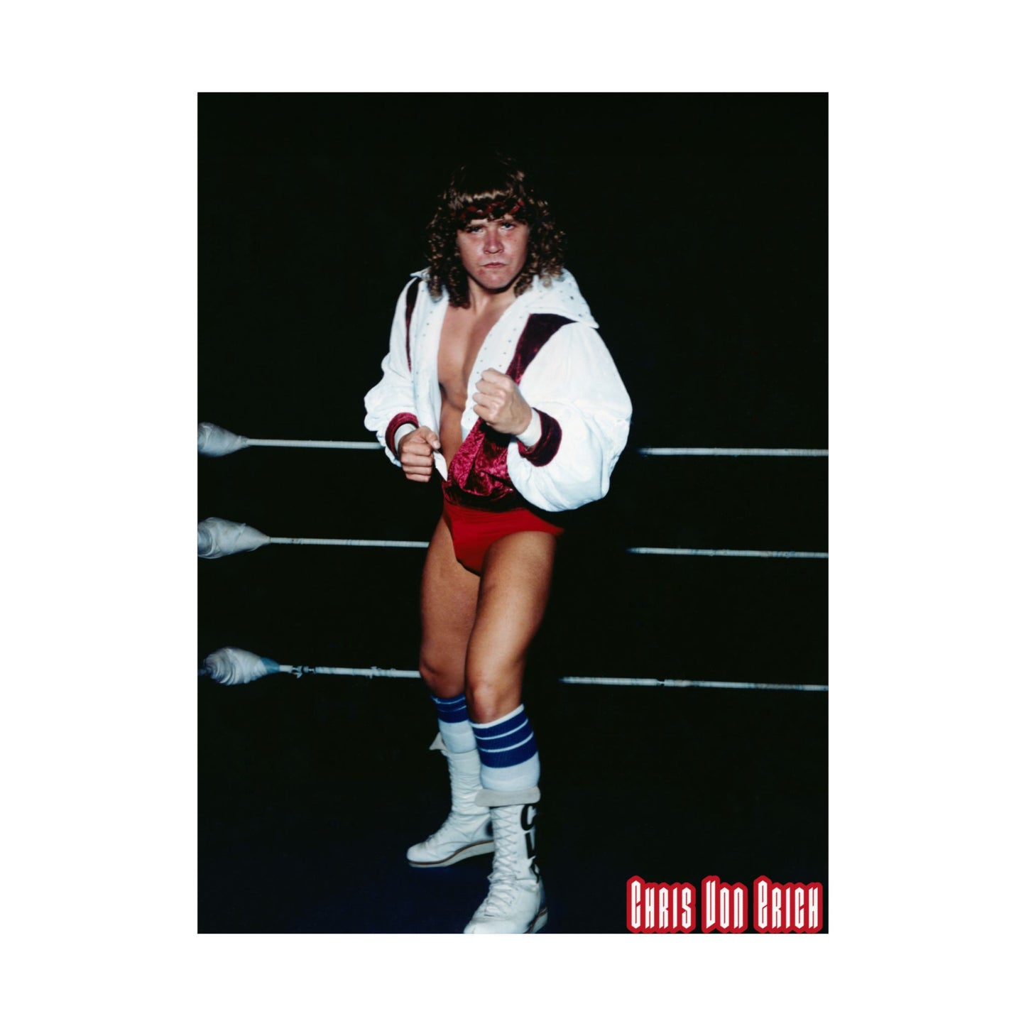 Chris In The Ring Poster