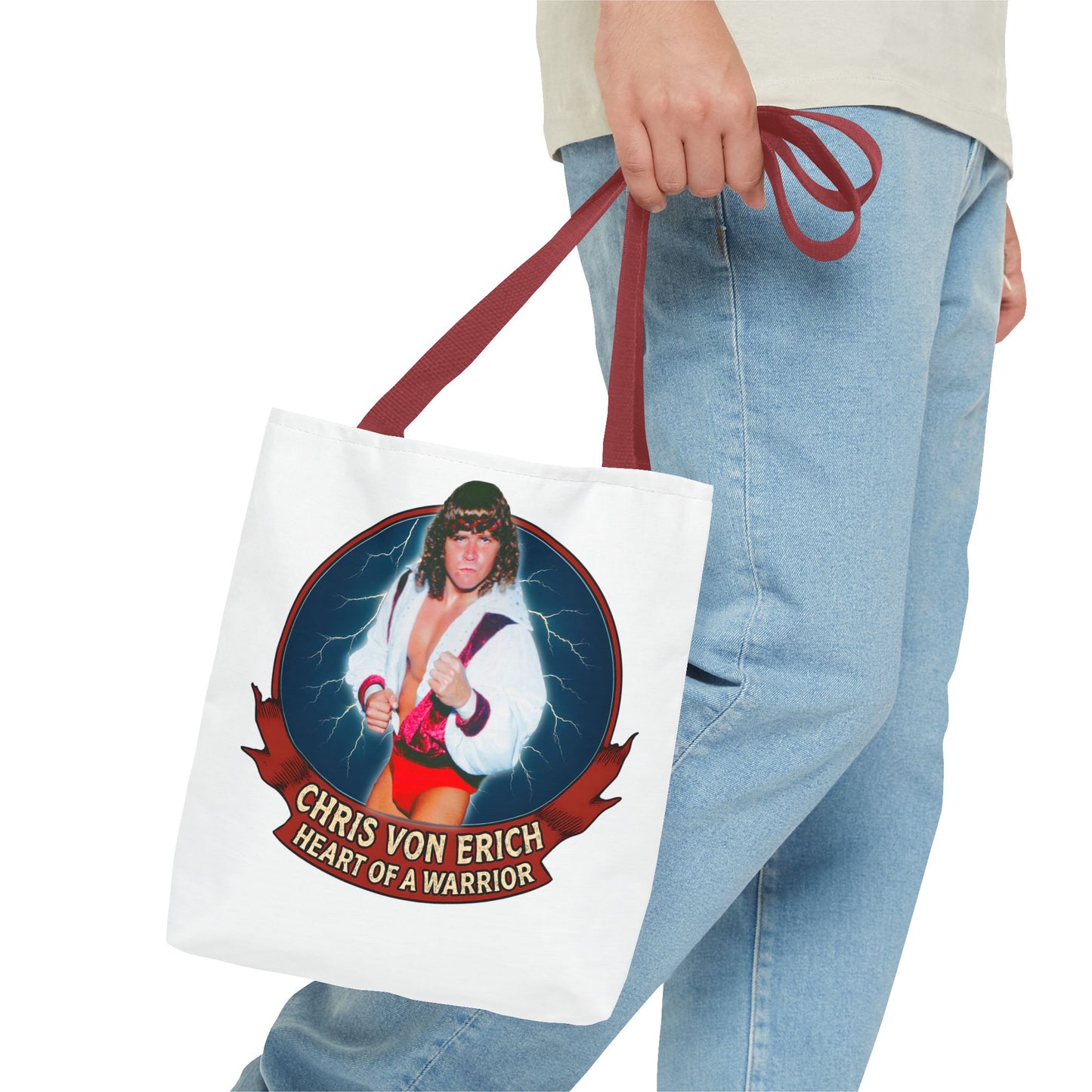 Chris Von Erich Heart Of A Warrior Tote Bag