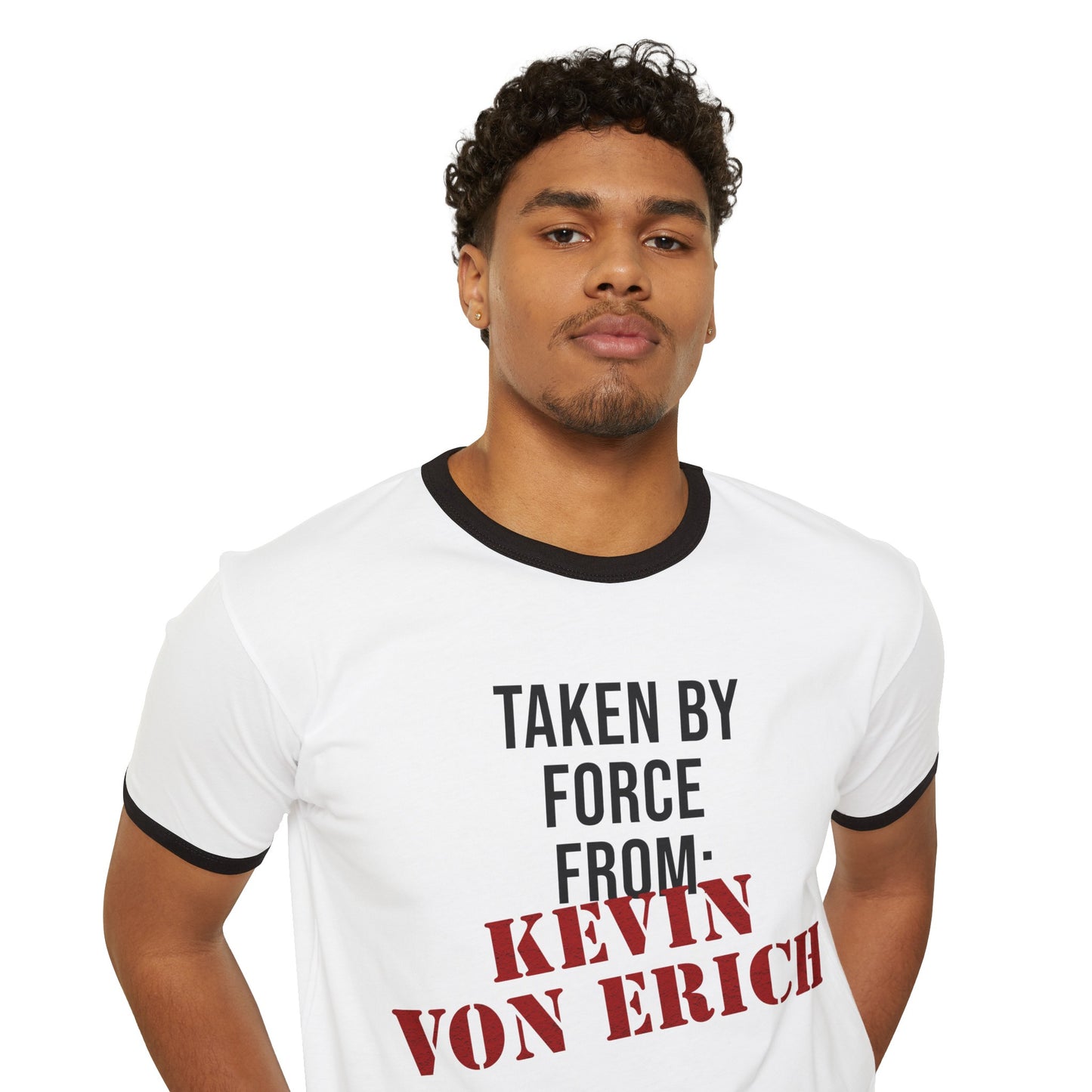 Kevin's Taken By Force Ringer Tee