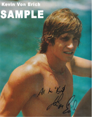 Autographed / Signed Kevin Von Erich In Hawaii 8x10