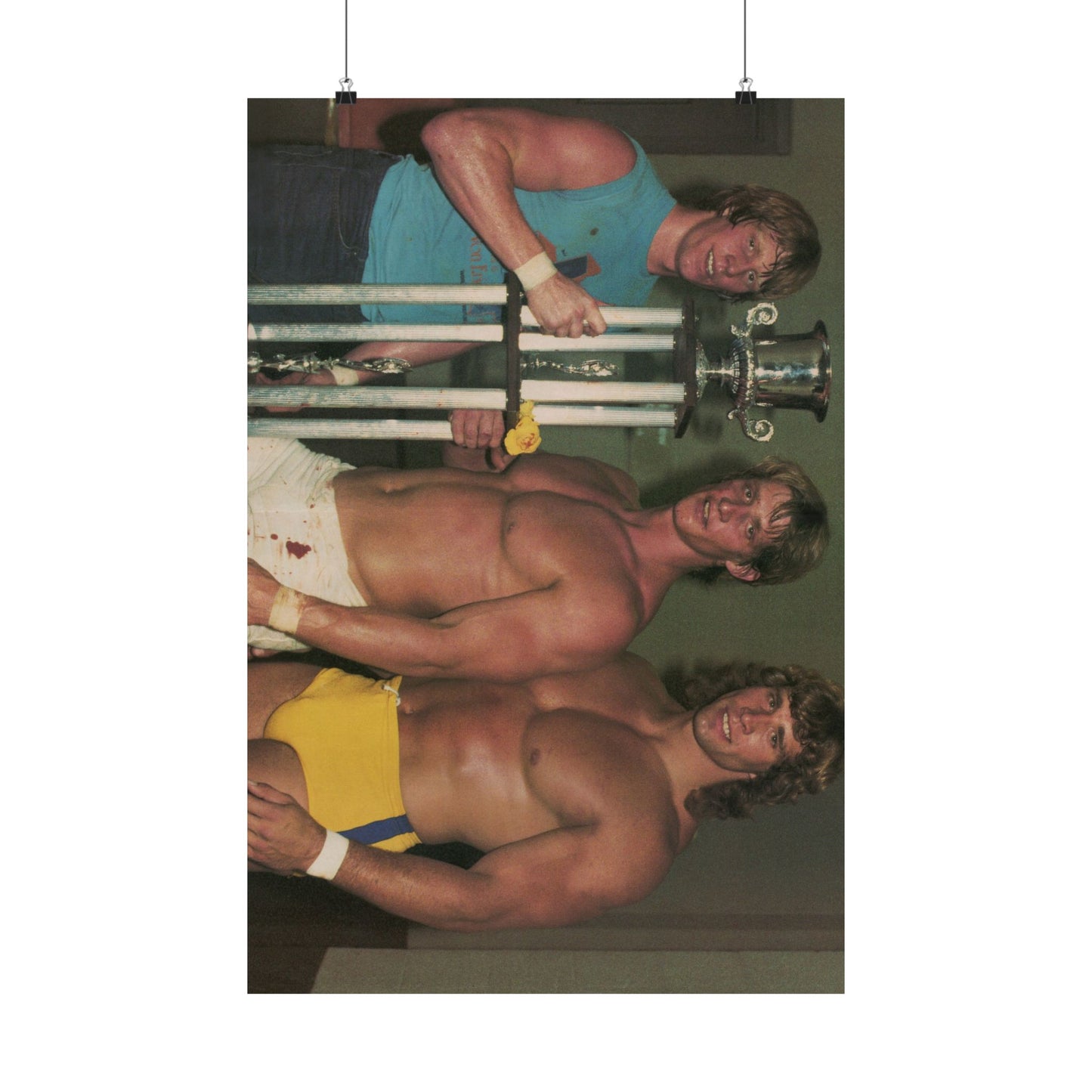 Vertical Parade Of Champions Kevin, Kerry & Mike Poster