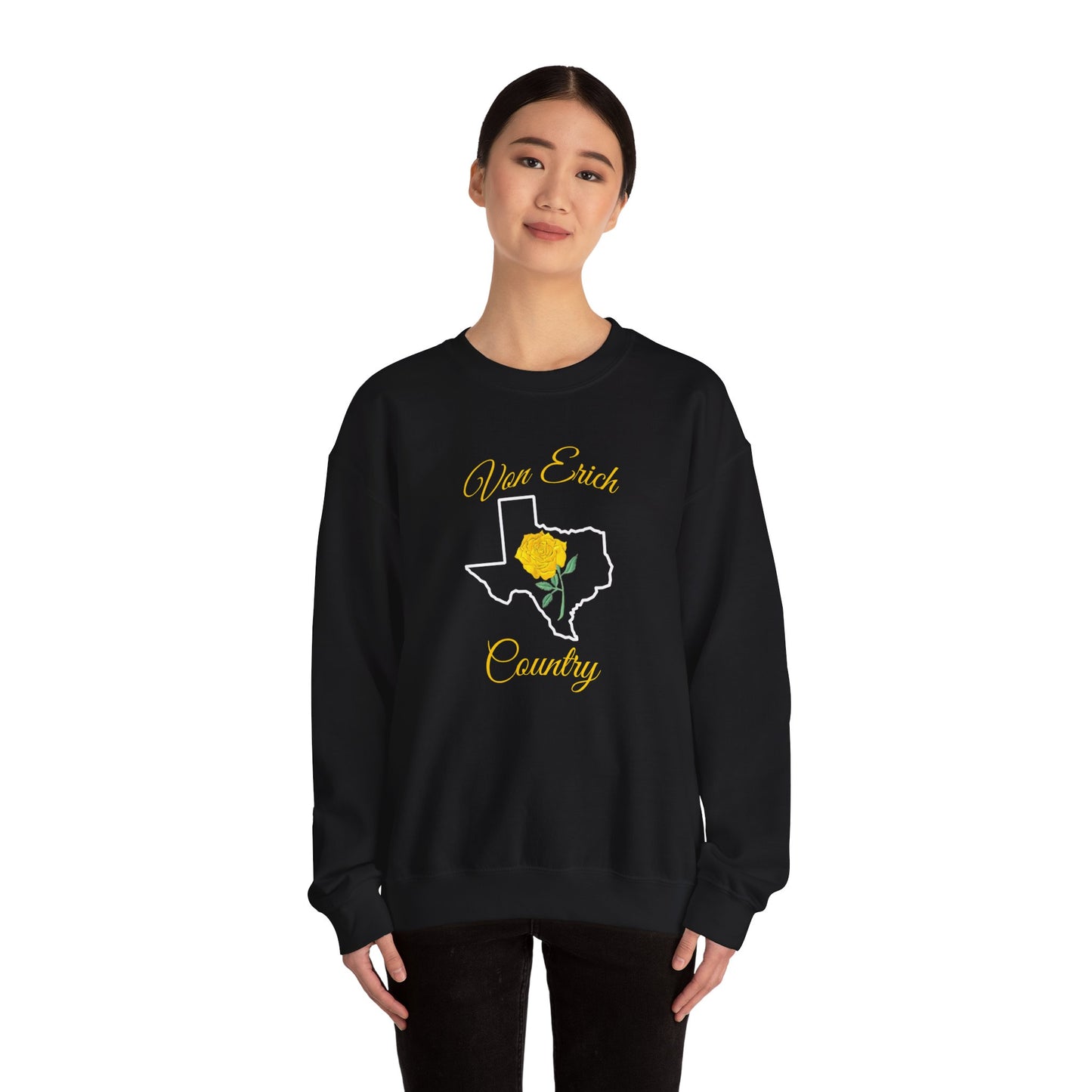 Von Erich Country Unisex Heavy Blend Crewneck Sweatshirt