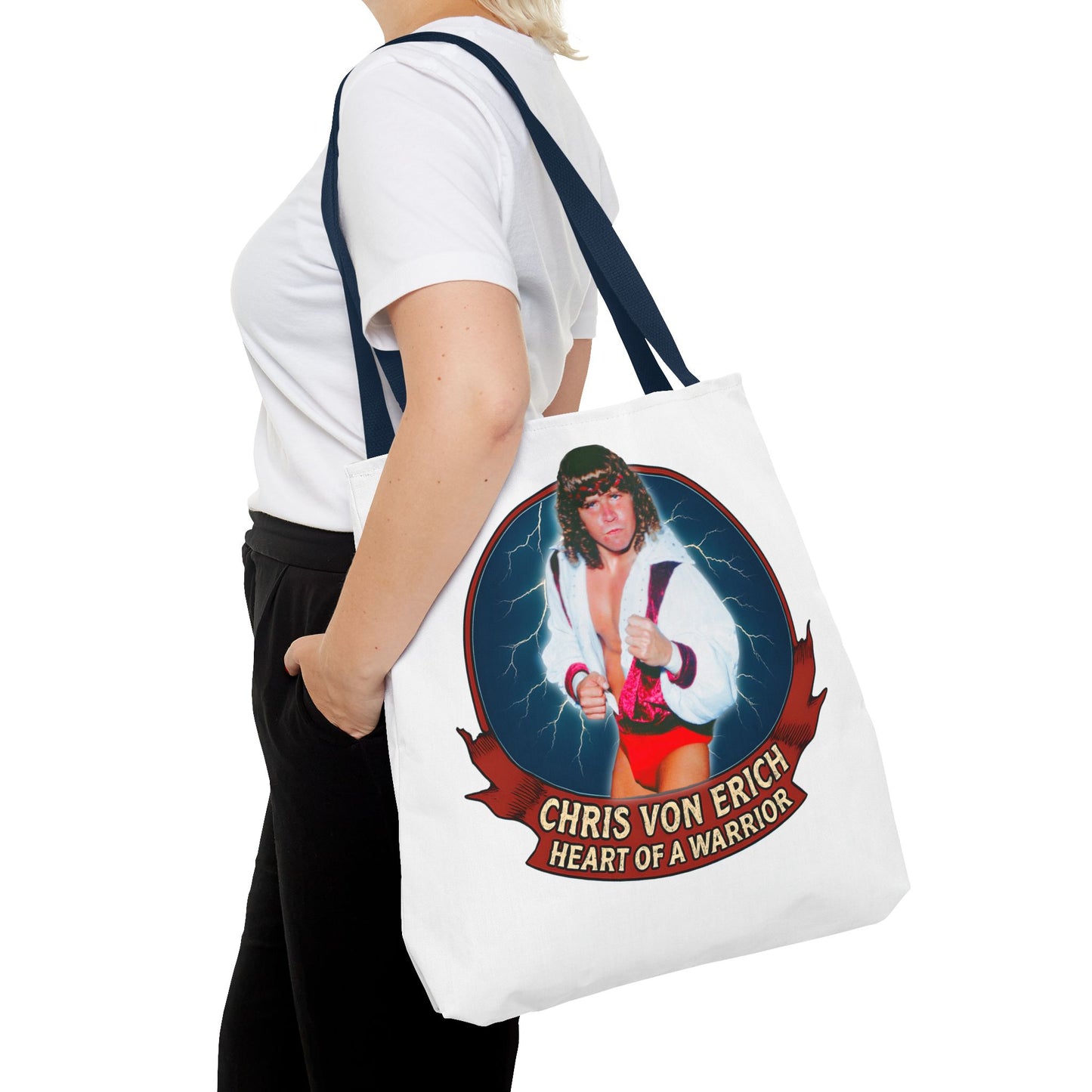 Chris Von Erich Heart Of A Warrior Tote Bag