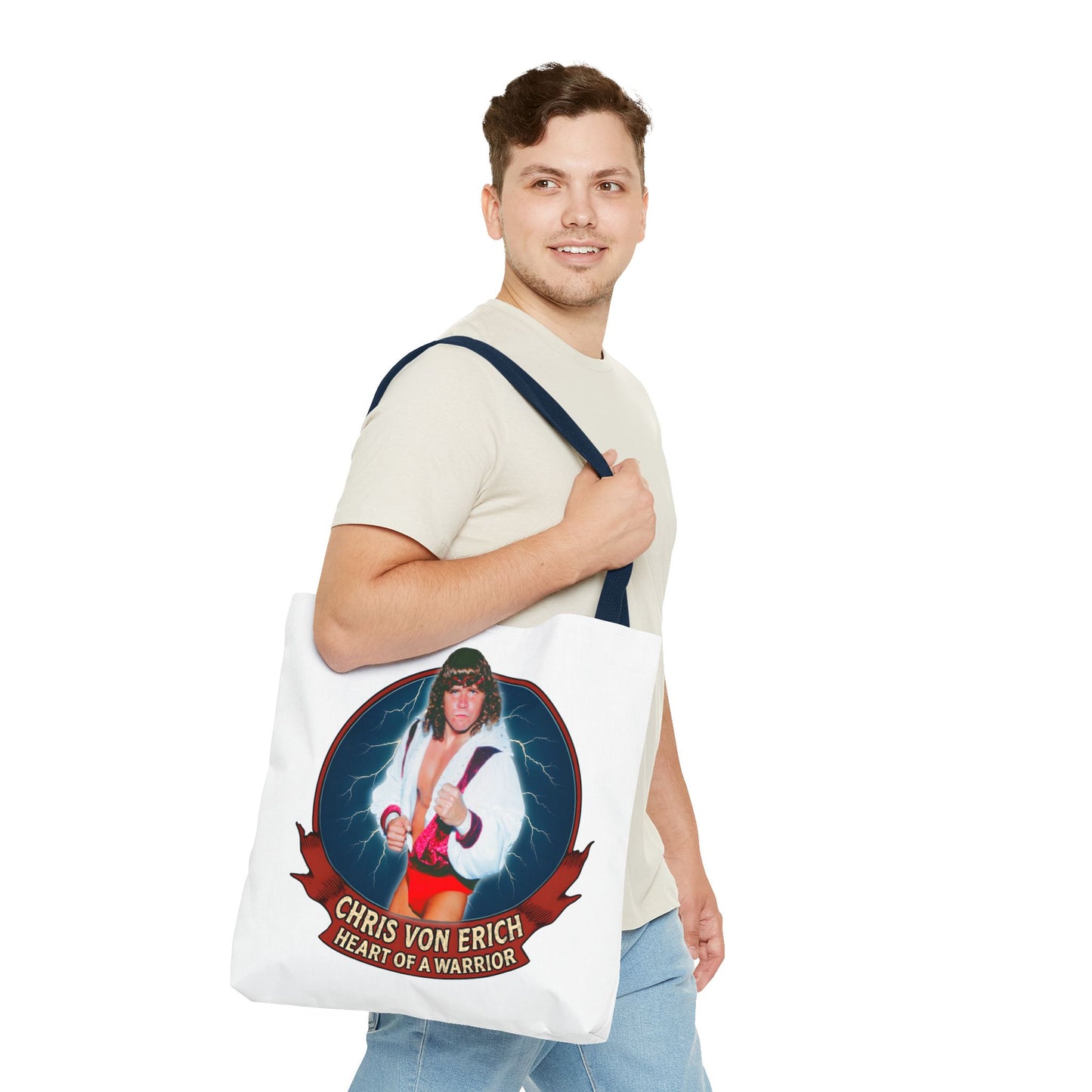 Chris Von Erich Heart Of A Warrior Tote Bag