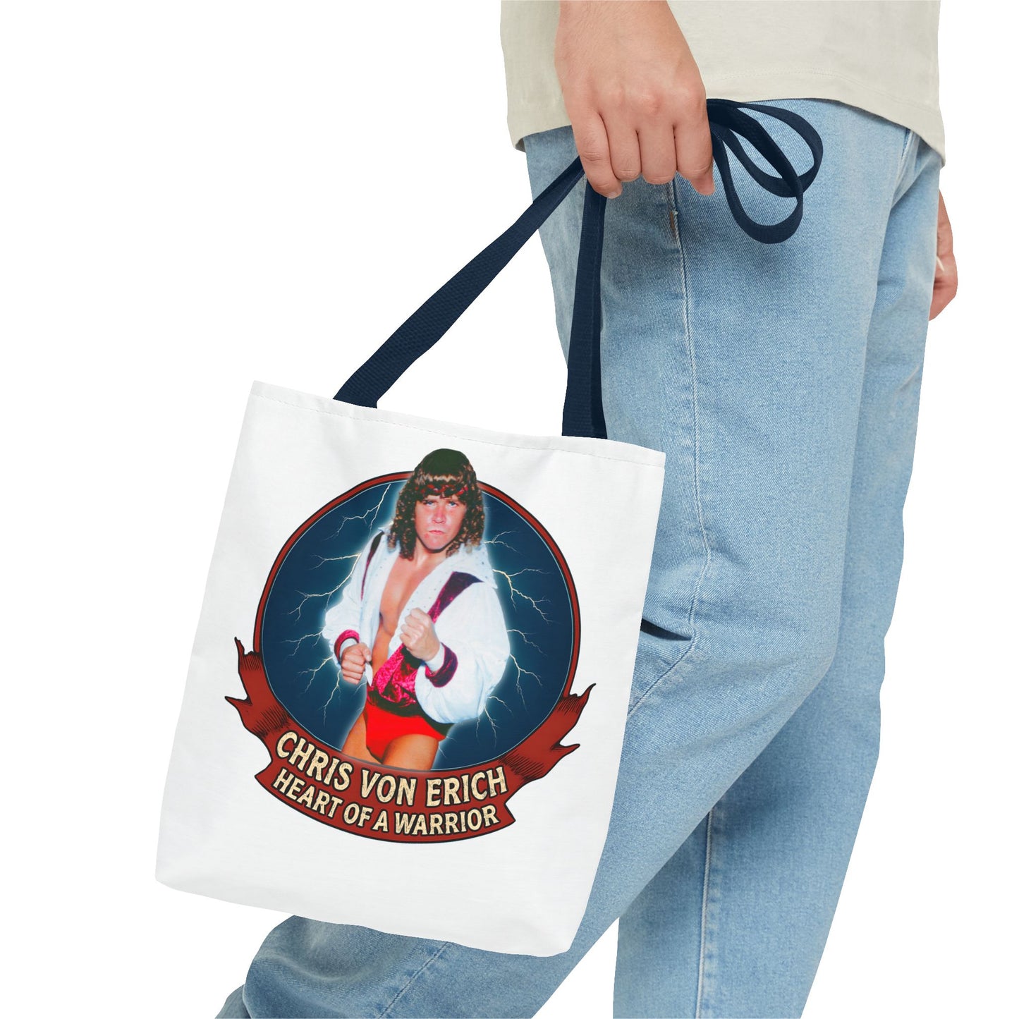 Chris Von Erich Heart Of A Warrior Tote Bag