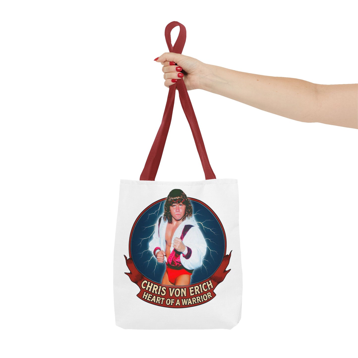 Chris Von Erich Heart Of A Warrior Tote Bag